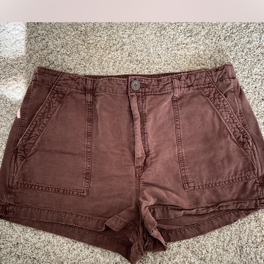 Aerie Brown Cargo Shorts
